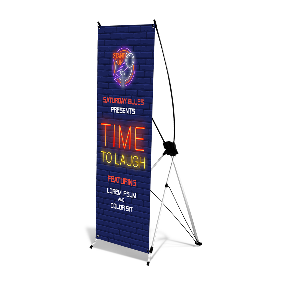 X-Style Collapsible Outdoor Banner Stands